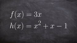Learn How To Evaluate the Composition of Two Linear Functions Instructional Video