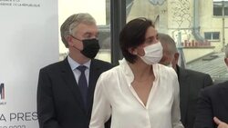 CLEAN : France's Le Pen dismisses Zemmour proposal to unite the right-wing News Clip