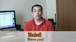 How to say "bless you!" in Spanish (Día 88) Instructional Video