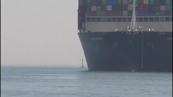 VOICED : Buque portacontenedores zarpa del Canal de Suez luego de 100 días inmovilizado News Clip