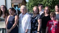 West Babylon girl scout wins award for creating 24-hour food pantry News Clip