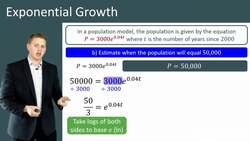 Presentations on Exponential Growth: Calculating Population Growth and the Rate of Change Instructional Video