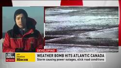 Atlantic region copes with weather bomb News Clip