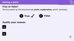 Making points and explanations in a debate Instructional Video