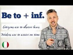 Inglese per Italiani: Come usare BE TO (Citizens are to observe laws) Instructional Video