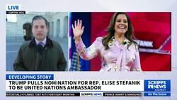 Trump withdraws his nomination of Rep. Elise Stefanik for UN Ambassador News Clip