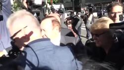 CLEAN : Arrival of Kevin Spacey in New York who appears before the court on sexual assault claims News Clip