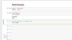 Deep Learning - Computer Vision for Beginners Using PyTorch - Print Function Instructional Video
