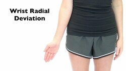 Wrist Radial Deviation Instructional Video