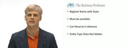 Registering Your Business Name Instructional Video