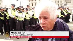 Protests in solidarity with Palestinians are underway in cities across Europe News Clip