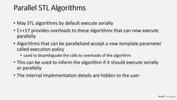 Complete Modern C++ - Parallel Algorithms - I Instructional Video