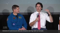 Artemis II astronauts meet Trudeau News Clip
