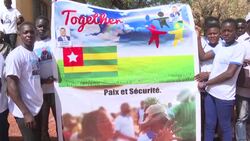 CLEAN : Togo election: Gnassingbe focus on the fight against terrorism News Clip