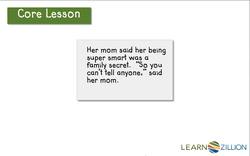 Fluently Reading Dialogue: Recognizing Who's Speaking Instructional Video