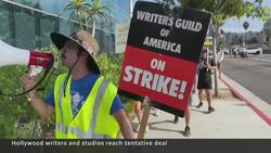 Hollywood writers reach tentative deal to end strike News Clip