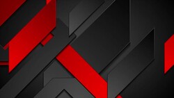 Abstract red and black tech corporate video animation Stock Footage