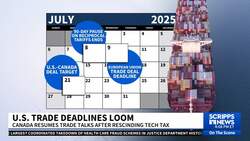 US trade deadlines loom as business leaders await final tariff rates News Clip