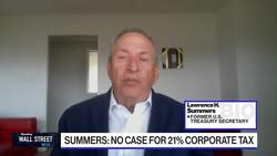 There is No Case To Be Made For a 21% Corporate Tax Rate: Summers News Clip