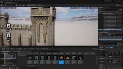 Building Medieval Worlds - Unreal Engine 5 Modular Kitbash - Creating Curvature Out of Stone Walls Instructional Video
