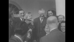 Refugees from Hungarian Revolution visit White House News Clip