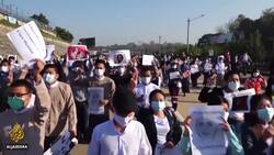 Myanmar protests continue after violent crackdown News Clip