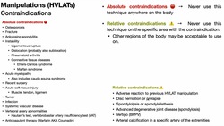 Manipulations | Absolute & Relative Contraindications ⚠️ 🛑 Instructional Video