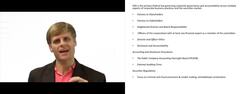 Overview of Sarbanes-Oxley Act Instructional Video