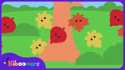 The Leaves on the Trees Song | The Kiboomers | Autumn Song for Kids | Kids Songs | Baby Songs Instructional Video