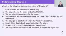 An exploration of Chapter 6 of 'Lord of the Flies' Instructional Video