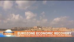 Eurozone GDP recovered quicker than expected following COVID lockdowns, new report says News Clip