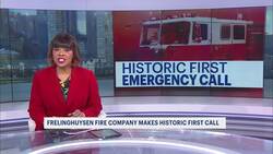 Frelinghuysen Township Volunteer Fire Company responds to first emergency call News Clip