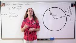 Deriving the Acceleration due to Gravity on any Planet and specifically Mt. Everest Instructional Video