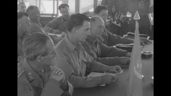 United Nations and communist delegates meet to work out details of Korean Armistice Agreement News Clip