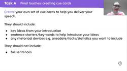 Preparing to deliver a powerful speech Instructional Video