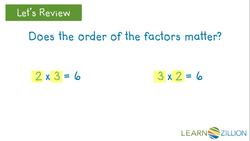 Understanding the Commutative Property of Multiplication Instructional Video