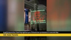 Lawyers for U of T protesters defend encampment in Ontario court News Clip