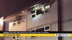 B.C. woman displaced by apartment fire dies in hotel room fall News Clip
