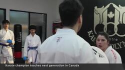 Karate Olympian fights for refugees in sport News Clip