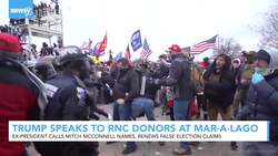 Trump GOP Speech Attacks Mitch McConnell, Renews False Election Claims News Clip