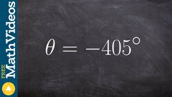 Evaluate for sine cosine and tangent using reference angles Instructional Video