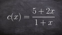 How to find the vertical and horizontal asymptotes of a function Instructional Video