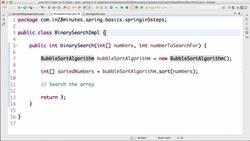 Master Hibernate and JPA with Spring Boot in 100 Steps - Step 3 - Making the Binary Search Algorithm Example Loosely Coupled Instructional Video