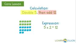 Writing Expressions with Visual Models Instructional Video