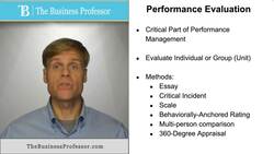 Performance Evaluation - Management Instructional Video
