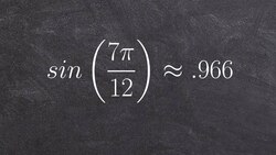 Evaluate sine using the sum and difference formula Instructional Video