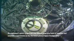 Cygnus cargo freighter released from Space Station Instructional Video