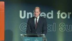 UK: Prince William delivers a keynote speech highlighting the serious and organised nature of illegal wildlife crime at the United for Wildlife (UfW) Global Summit. News Clip