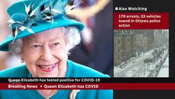 Queen Elizabeth tests positive for COVID-19 News Clip