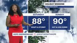 Hot and humid Saturday in the Bronx; tracking pop-up storms this weekend News Clip